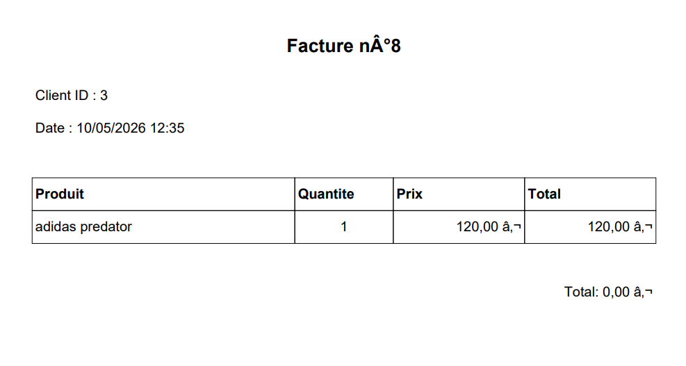 Facture